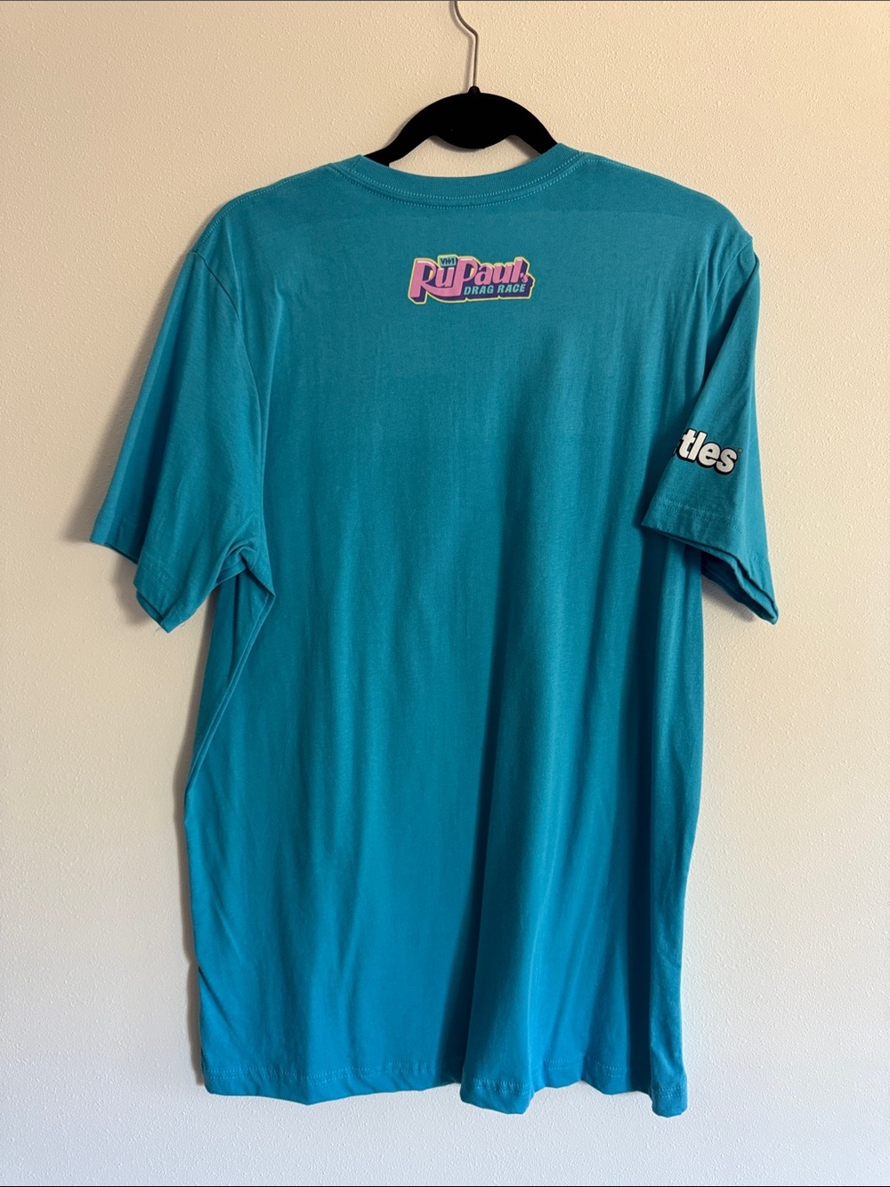 Teal Short-Sleeve Graphic Tee for Men